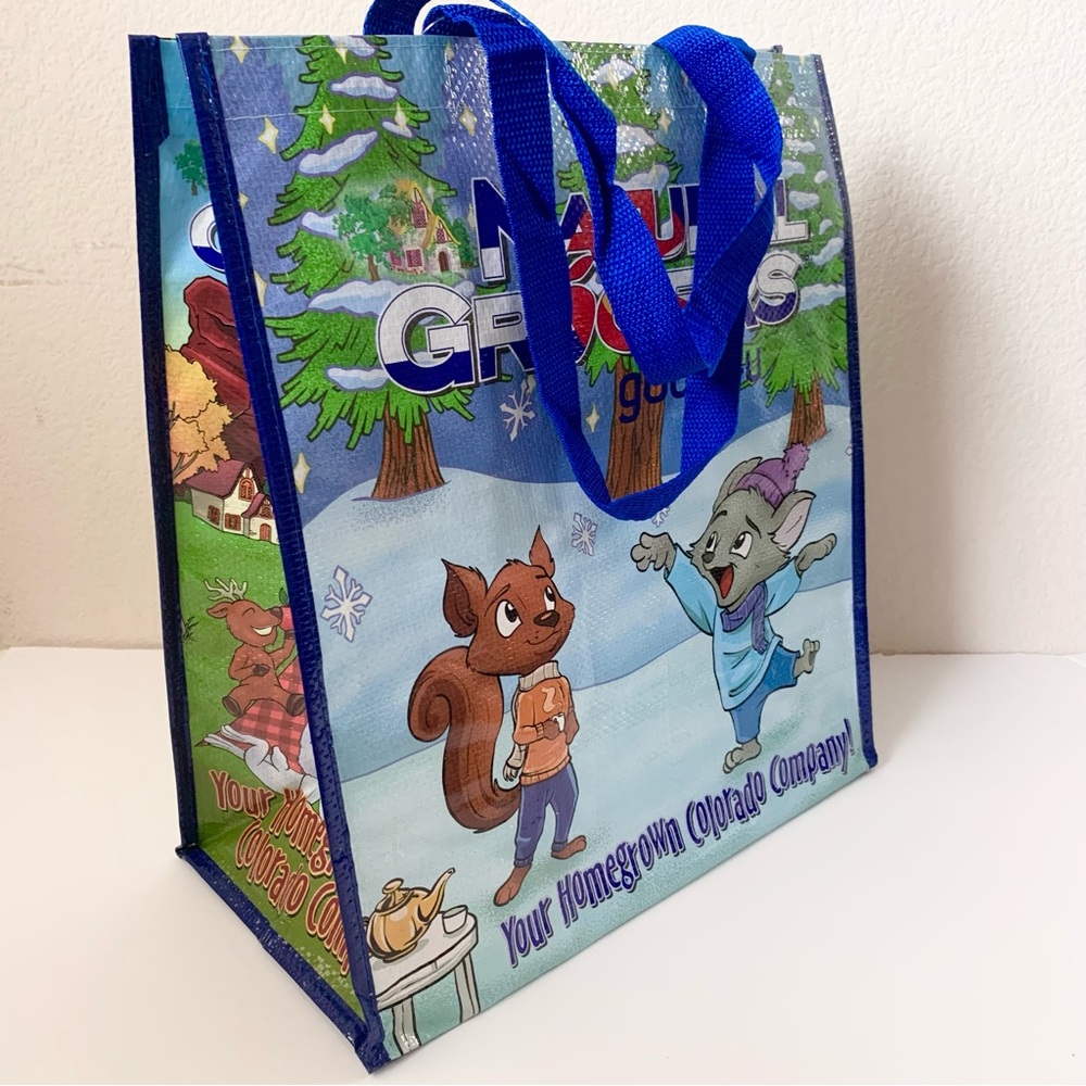 New Large Natural Grocers Reusable Shopping Bag